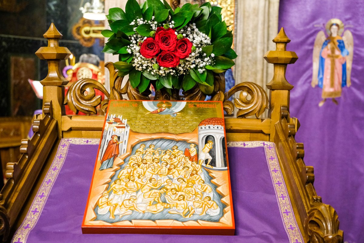 Sfinţii 40 de Mucenici sărbătoriţi la Antim 22227