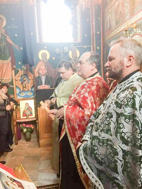 Taina Sfântului Maslu la Parohia Voislova 22013