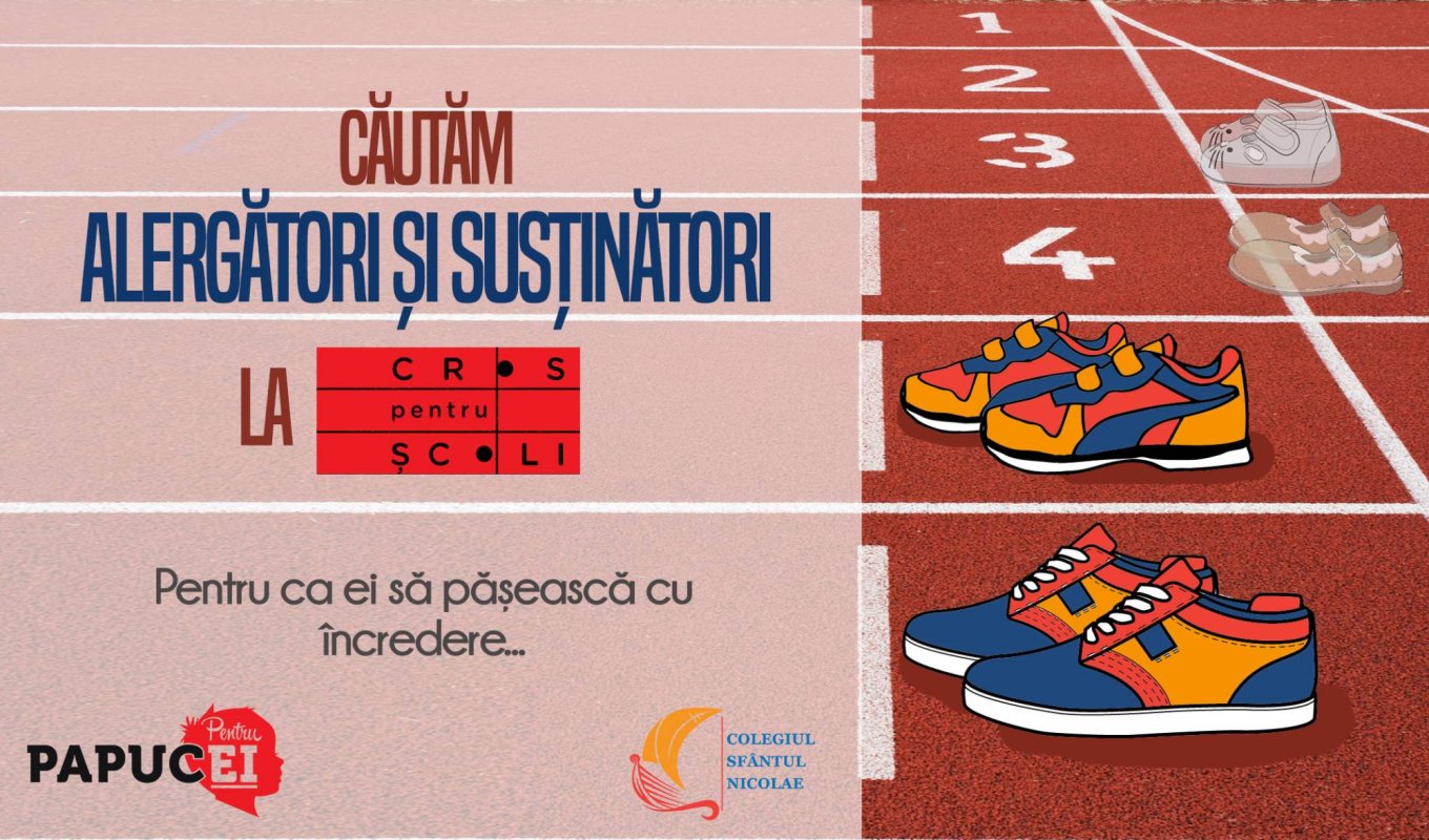 Cutia cu papucei pentru ei“ te invită la „Crosul pentru şcoli“ 21929