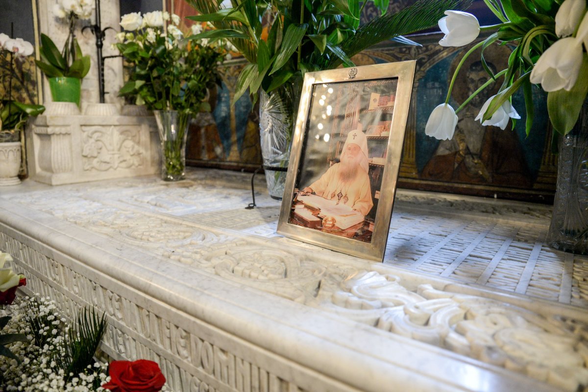 Slujbă de pomenire pentru Patriarhul Justinian 21275