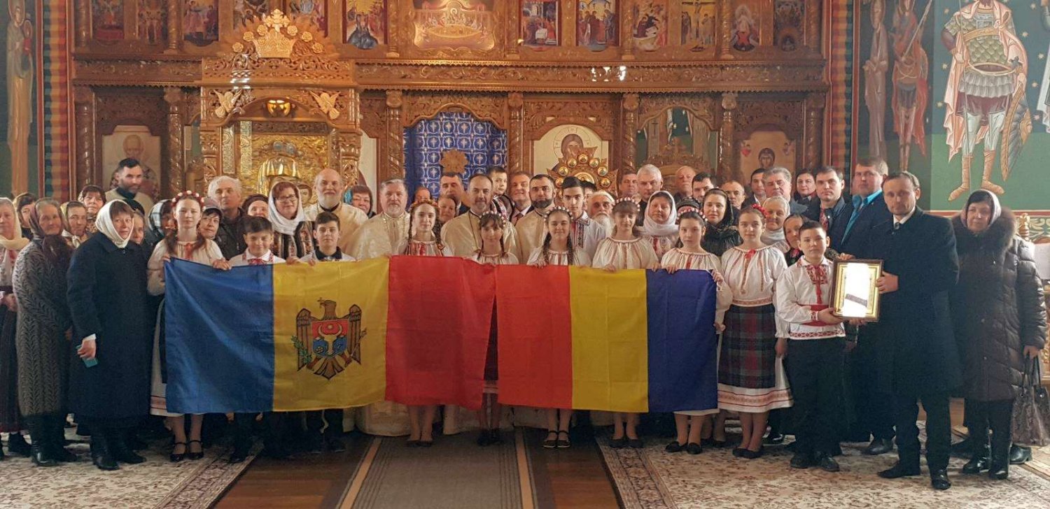 Centenarul unirii serbat în oraşul Donduşeni-Basarabia 20995