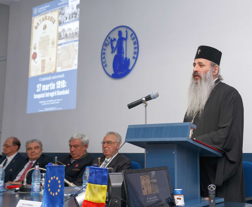 IPS Teofan: „Contribuţia Academiei Române este absolut necesară pentru îndeplinirea dezideratului: unirea Basarabiei cu România“ 20941