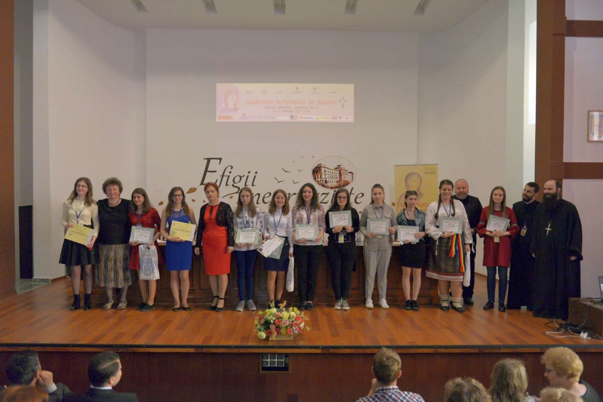 Olimpiada Naţională de Religie şi-a premiat câştigătorii 20206