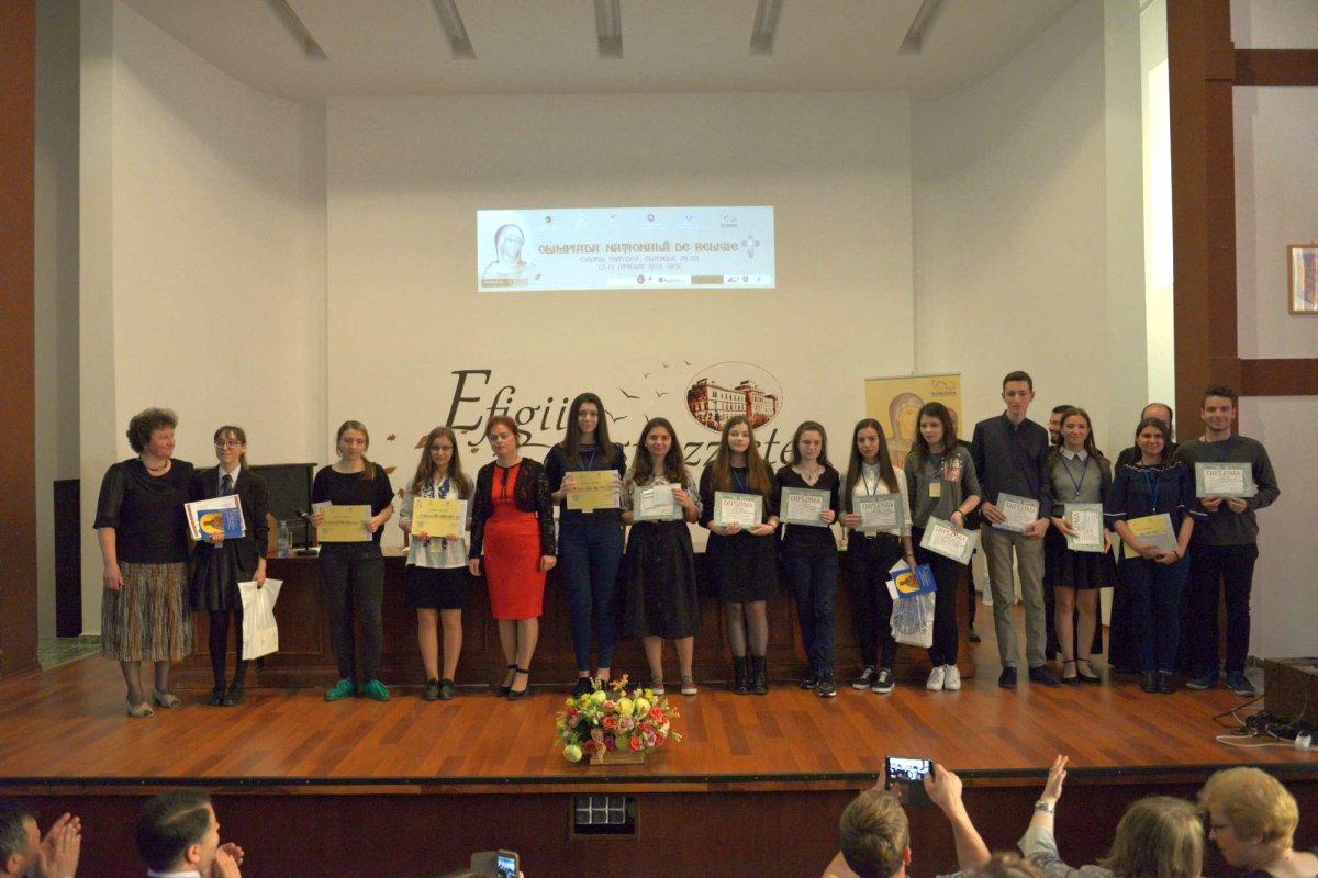 Olimpiada Naţională de Religie şi-a premiat câştigătorii 20208