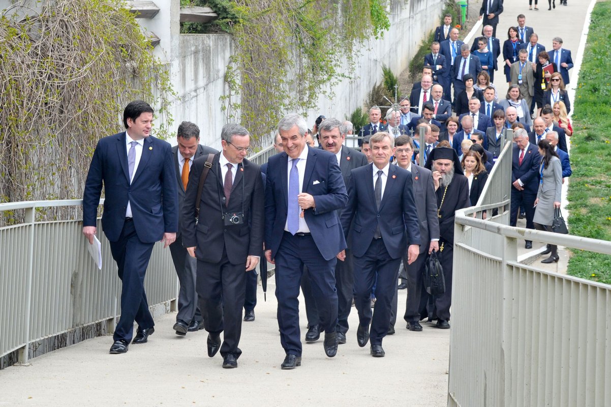 Înalți oaspeți la Mănăstirea Snagov 19759