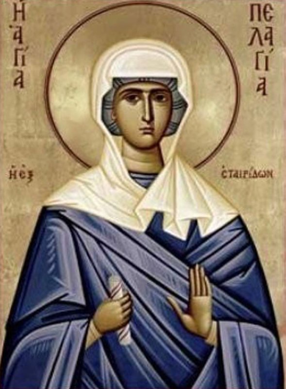 Sfânta Muceniţă Pelaghia; Sfânta Monica, mama Fericitului Augustin (Dezlegare la peşte) 19110