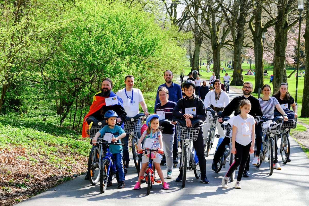 Marșul bicicletelor în Göteborg, Suedia 18831