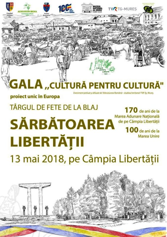 Sărbătoare pe Câmpia Libertăţii de la Blaj, în Anul Centenarului Marii Uniri 18593