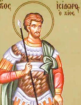 Sfântul Mucenic Isidor din Hios; Sfântul Sfinţit Mucenic Terapont, Episcopul Ciprului 18541