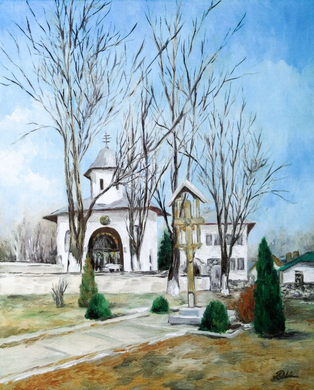 Biserici bucureștene înveşnicite în acuarelă 18162