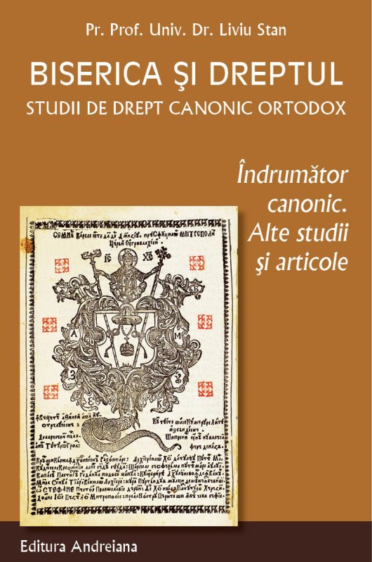 Volum de studii de Drept canonic ortodox, apărut la Sibiu 16554