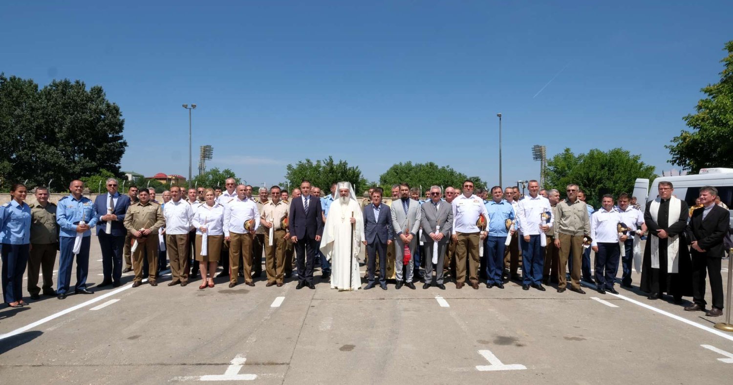 Piatră de temelie pentru paraclisul MApN 16046