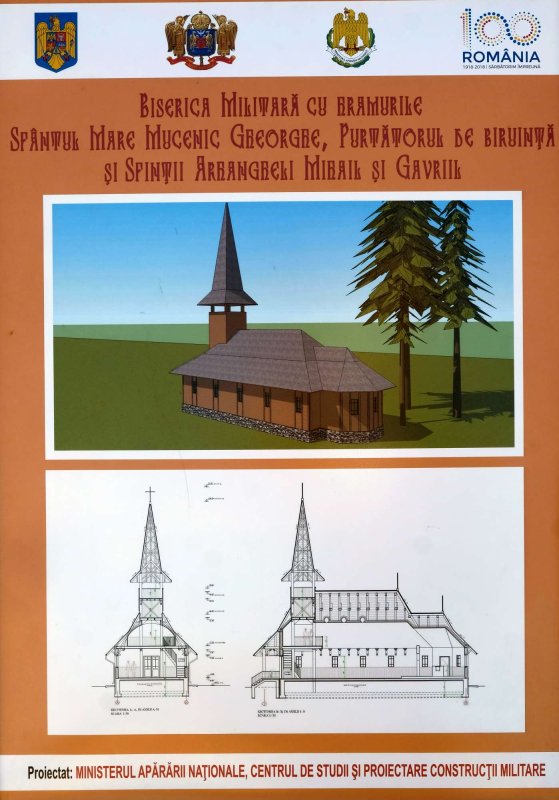 Piatră de temelie pentru paraclisul MApN 16048