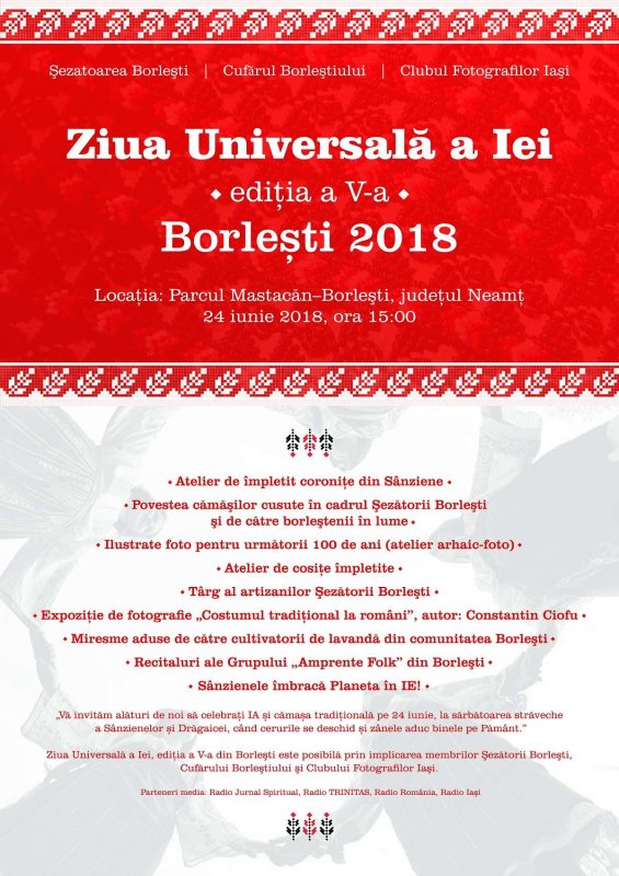Ziua Universală a Iei, ediţia a V-a, la Borleşti-Neamţ  16012