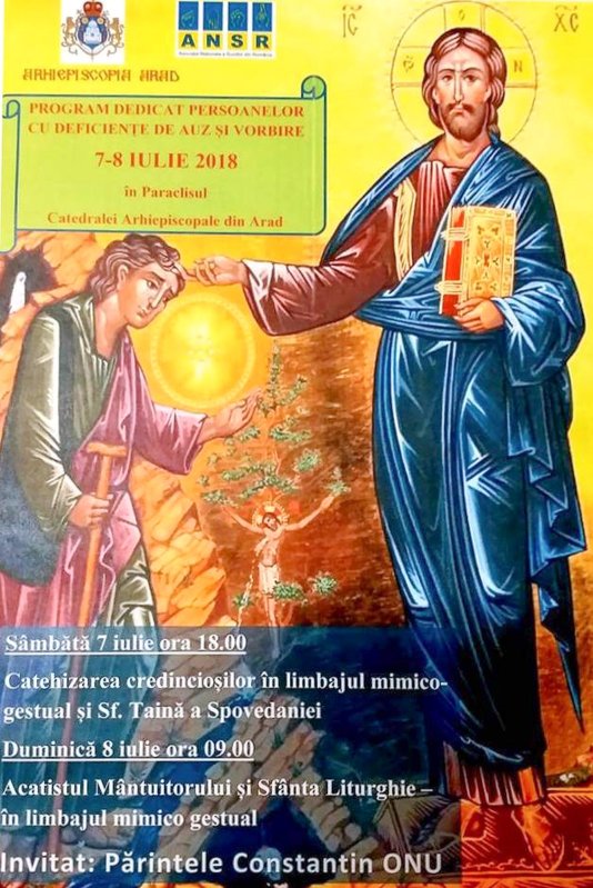 Slujbe pentru surzi în limbajul mimico-gestual 15324