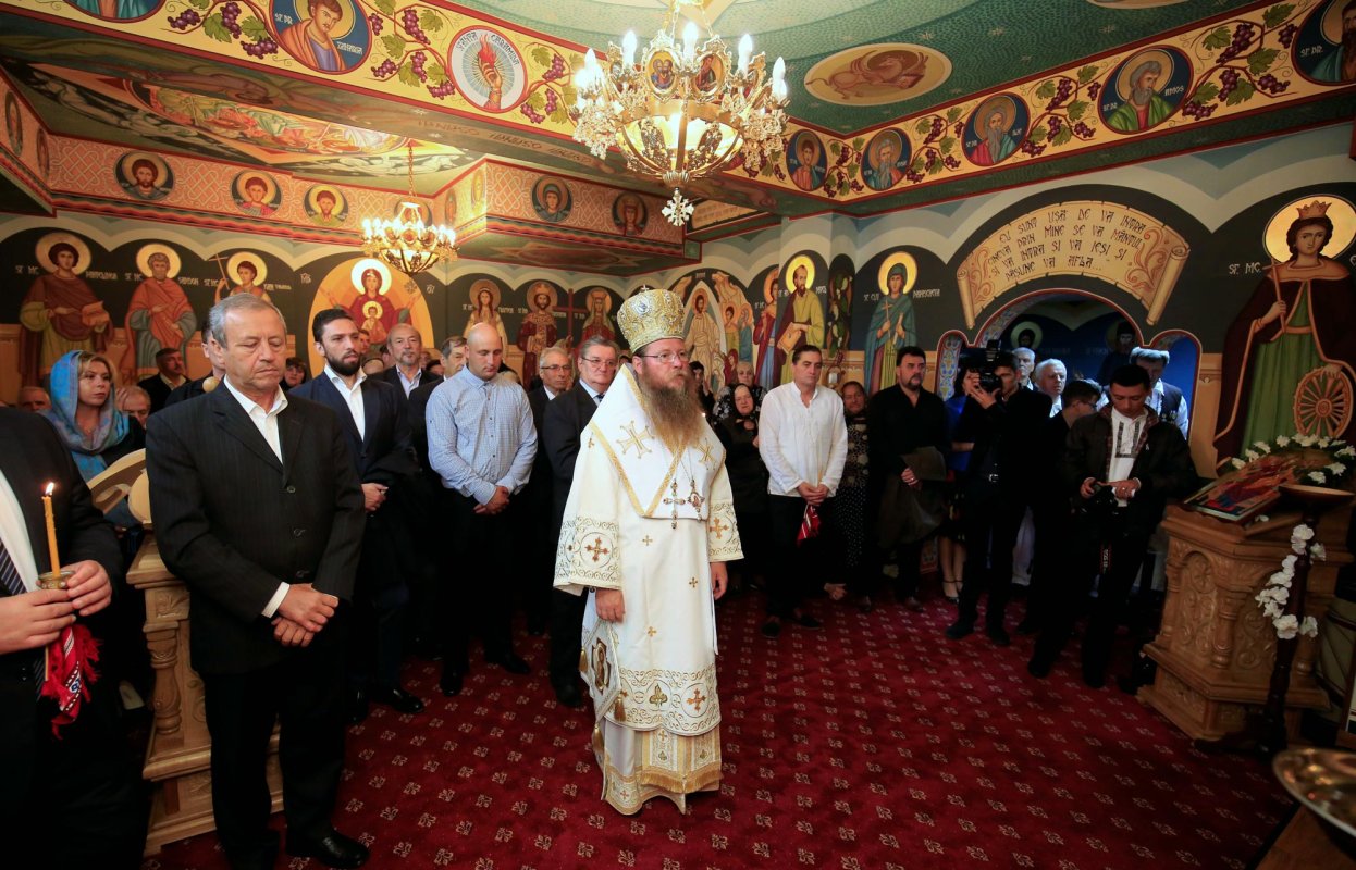 Târnosirea capelei noului Spital Orășenesc din Întorsura Buzăului 15210