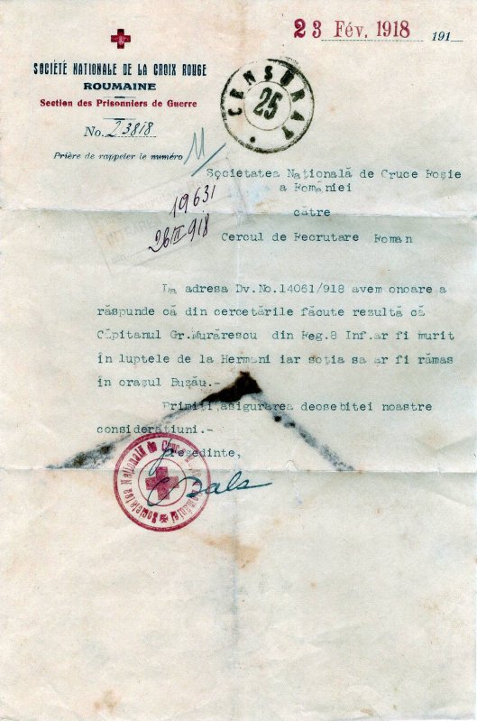 Eroul de la Roşia iese la lumină - mărturisire despre jertfa sa 15102