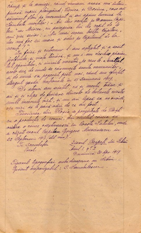 Eroul de la Roşia iese la lumină - mărturisire despre jertfa sa 15110