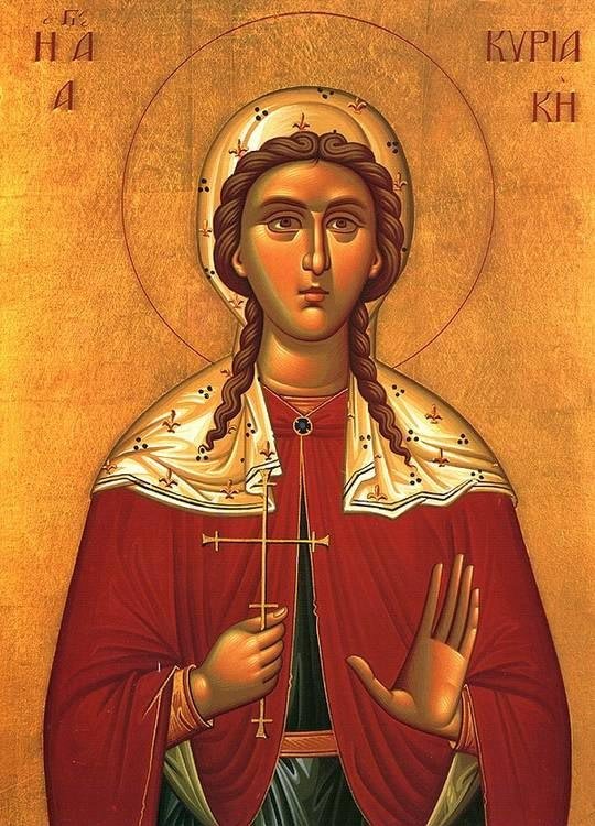 Sfânta Mare Muceniţă Chiriachi; Sfântul Cuvios Toma din Maleon; Sfântul Mucenic Evanghel 15091