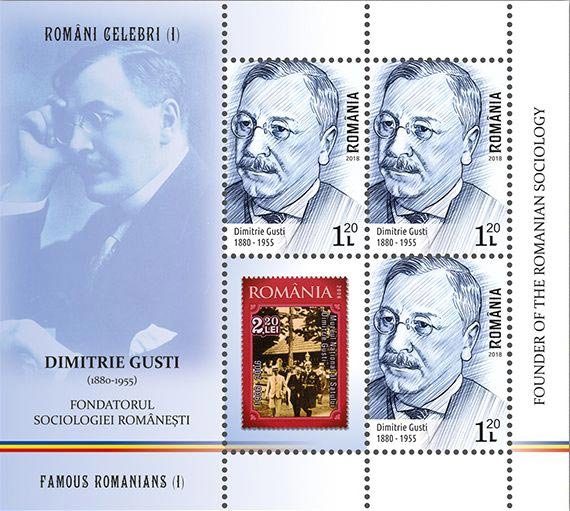 Români celebri evocați de Romfilatelia 14895