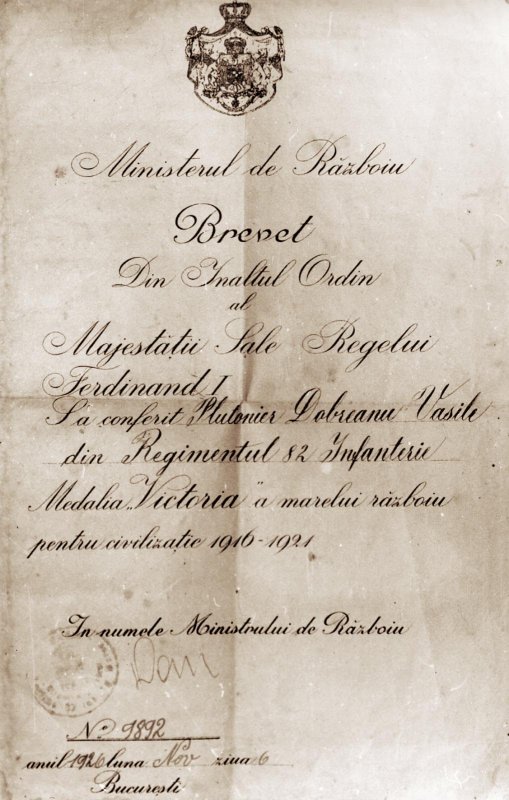 Românii din comuna Subcetate și Marea Unire 14042