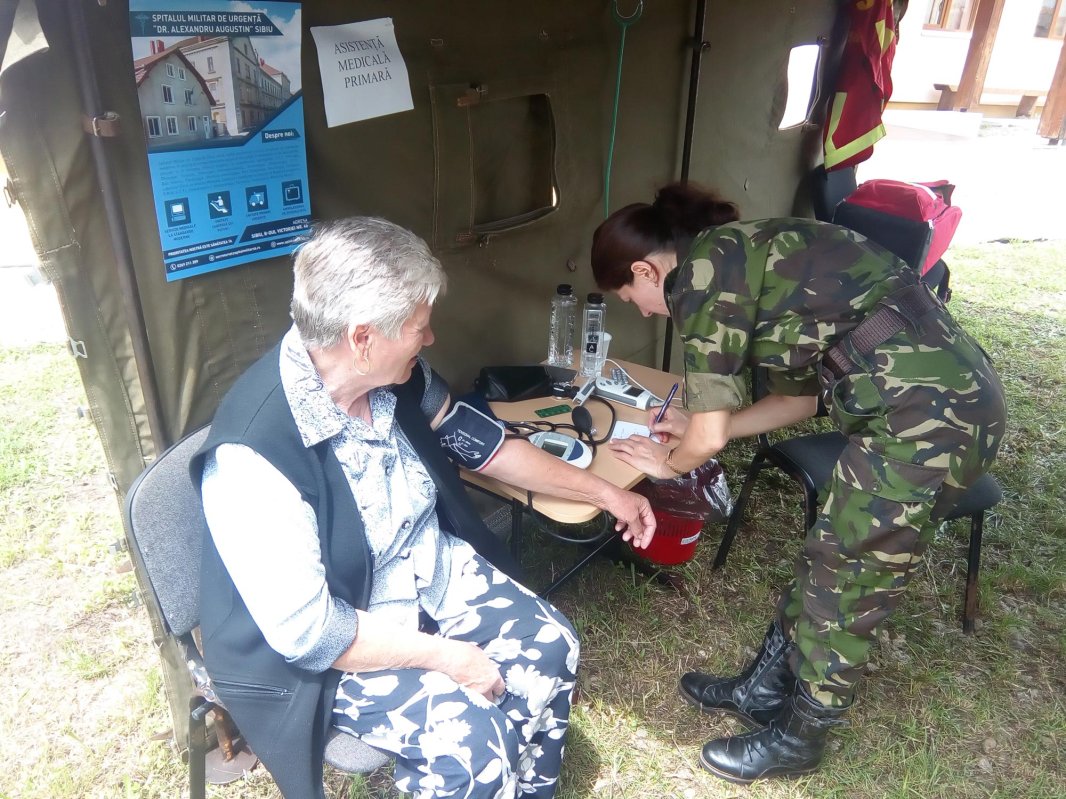 Asistență medicală pentru 140 de persoane din trei sate sibiene 13707