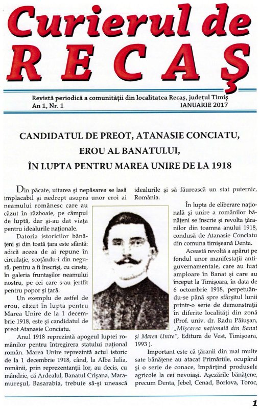 Preotul martir Atanasie Conciatu și Marea Unire 13307