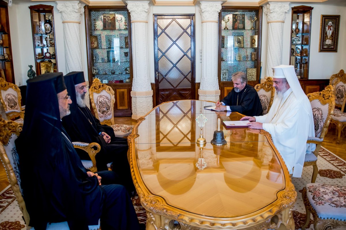 Vizită antiohiană la Reşedinţa Patriarhală 12686