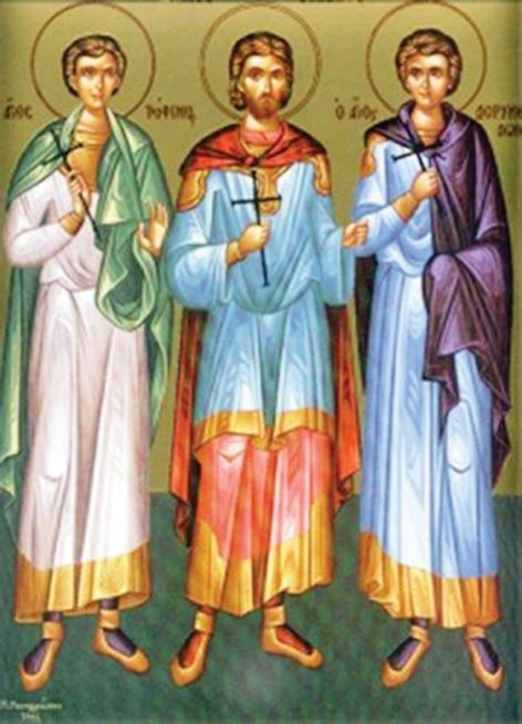 Sfinţii Mucenici Trofim, Savatie şi Dorimedont 10305