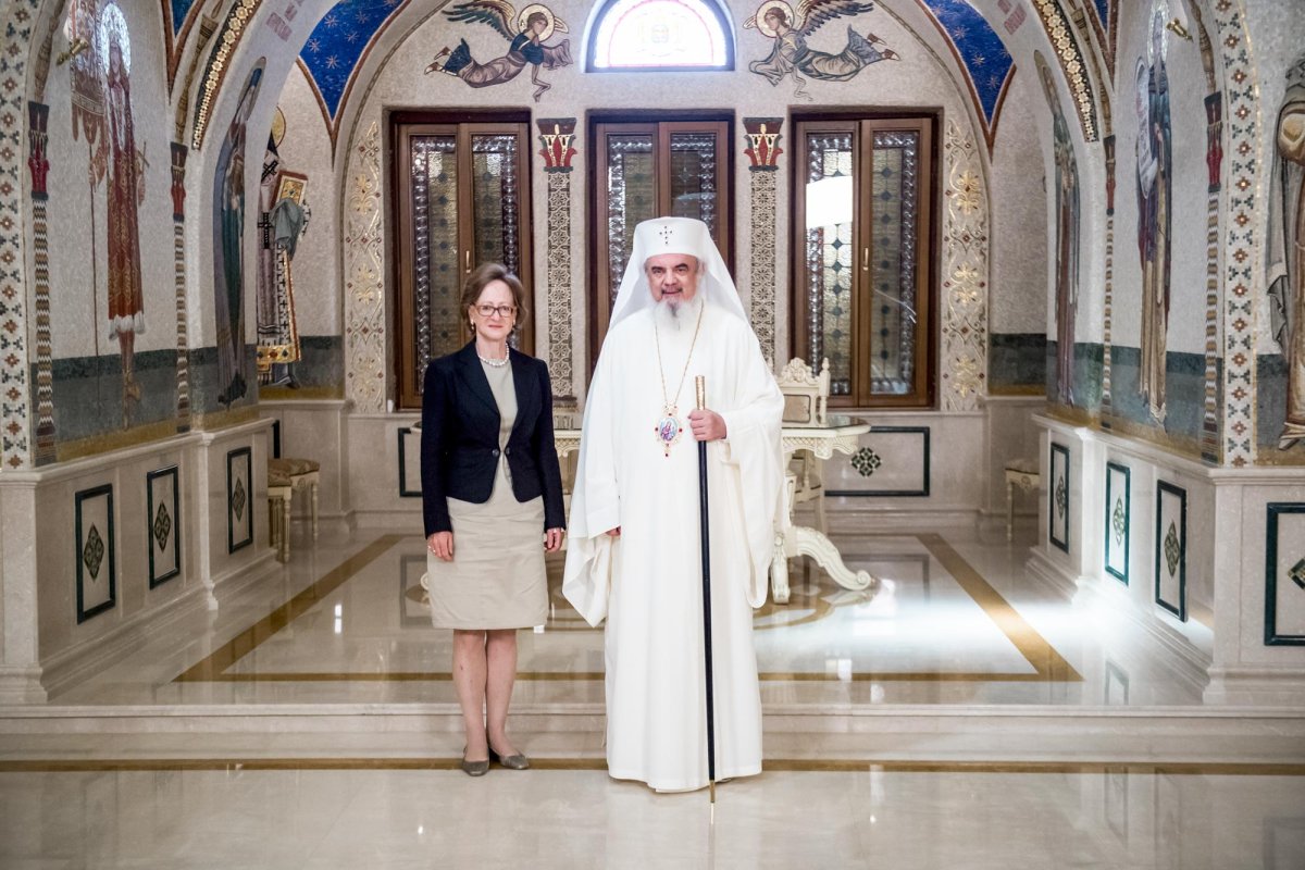 Ambasadorul Austriei în România, în vizită de prezentare la Patriarhia Română 10051