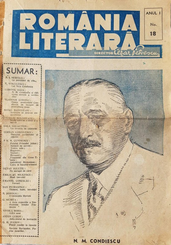 Generalul Condiescu, protectorul scriitorimii 9610