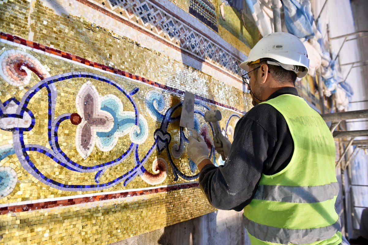 Lucrări avansate pe șantierul Catedralei Naționale 8256