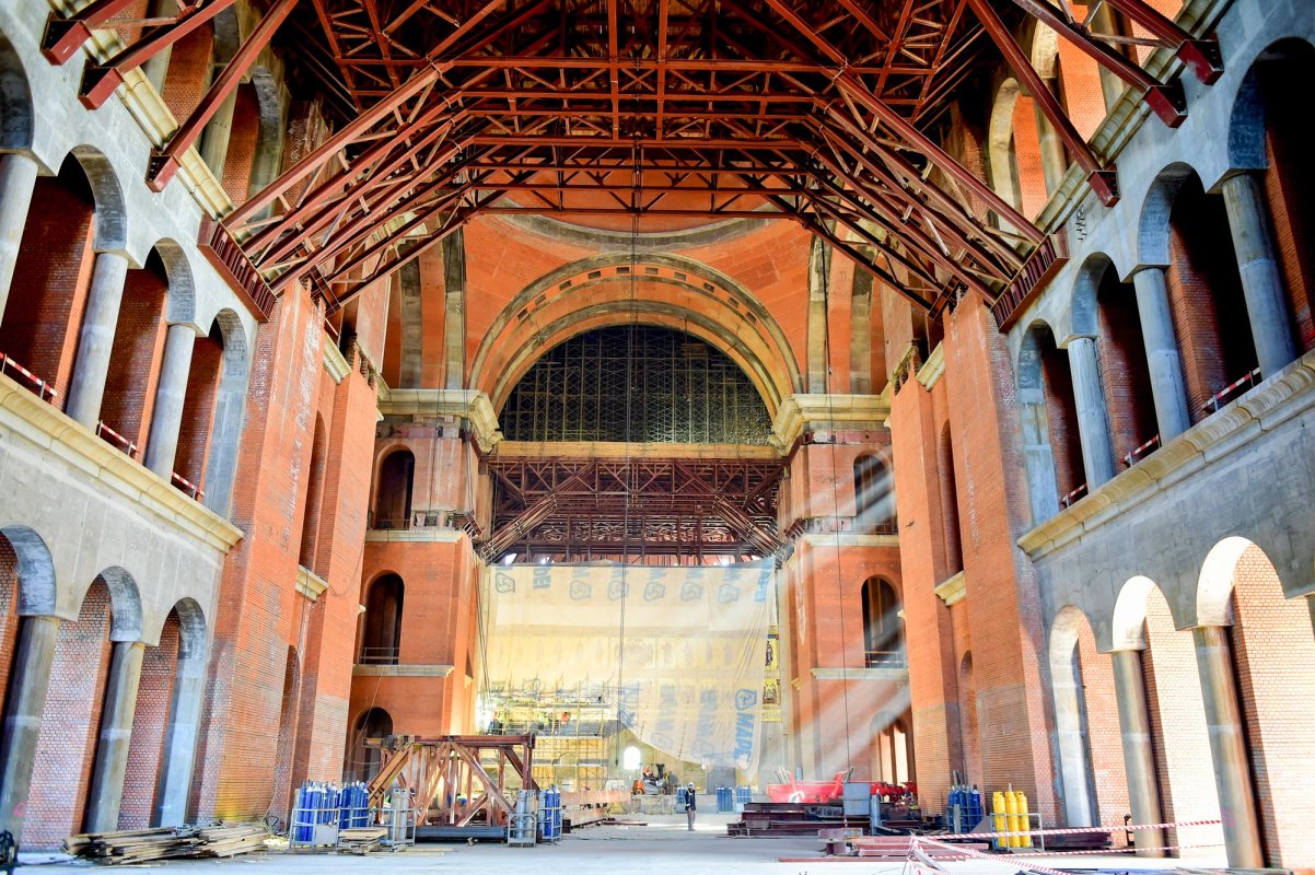 Lucrări avansate pe șantierul Catedralei Naționale 8258