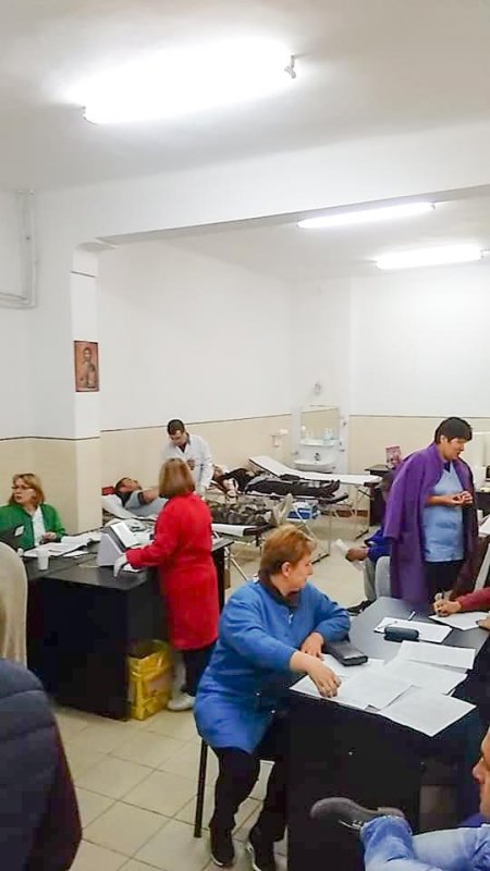 Donare de sânge la Spitalul de Psihiatrie Poiana Mare 7711