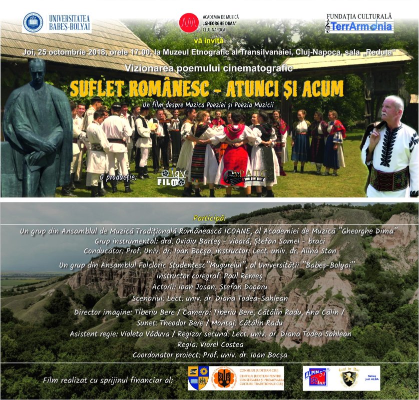 Poemul cinematografic „Suflet Românesc - atunci și acum - Despre muzica poeziei și poezia muzicii”, prezentat în premieră la Cluj-Napoca 7705