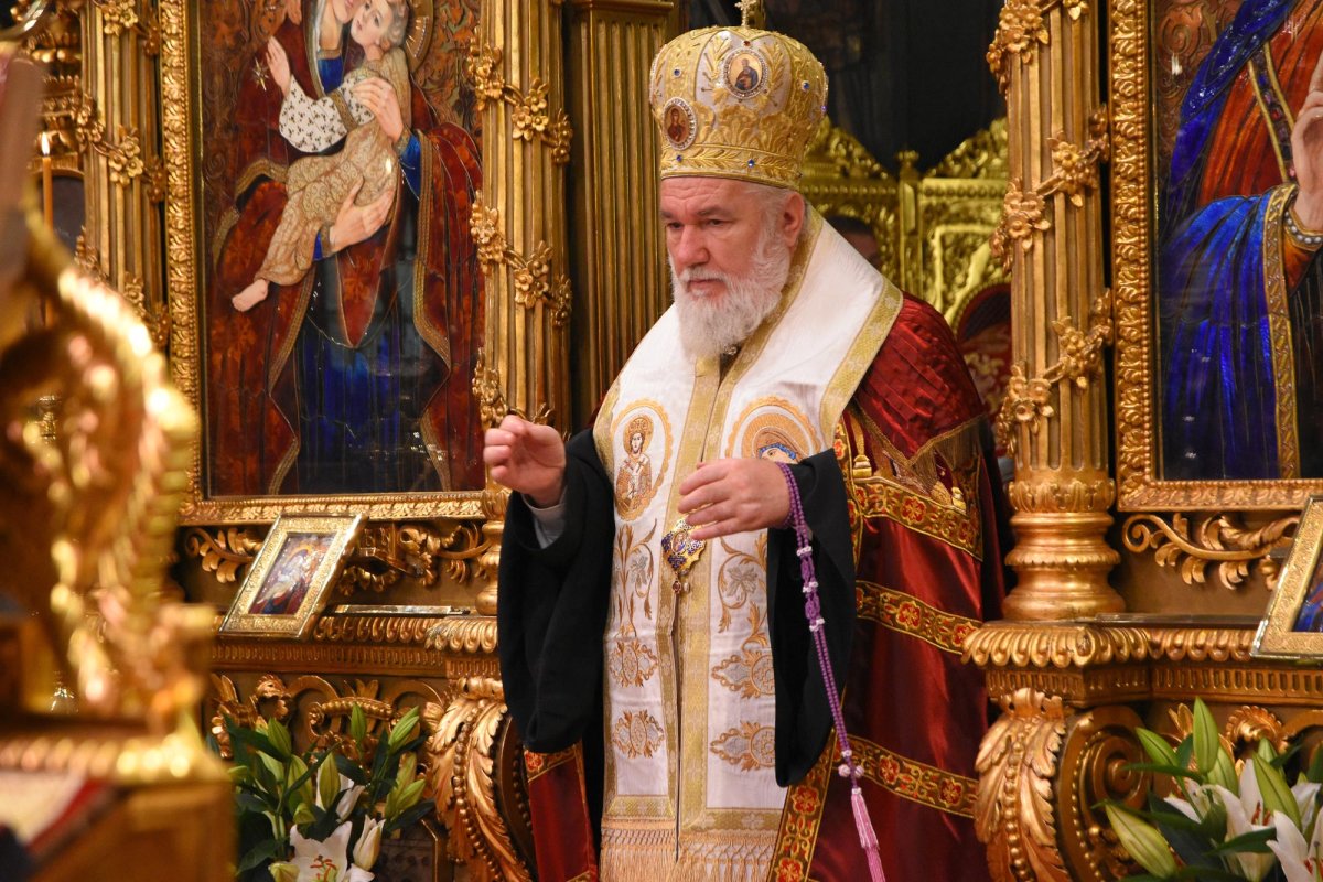 Slujbă de priveghere la Catedrala Patriarhală 7521