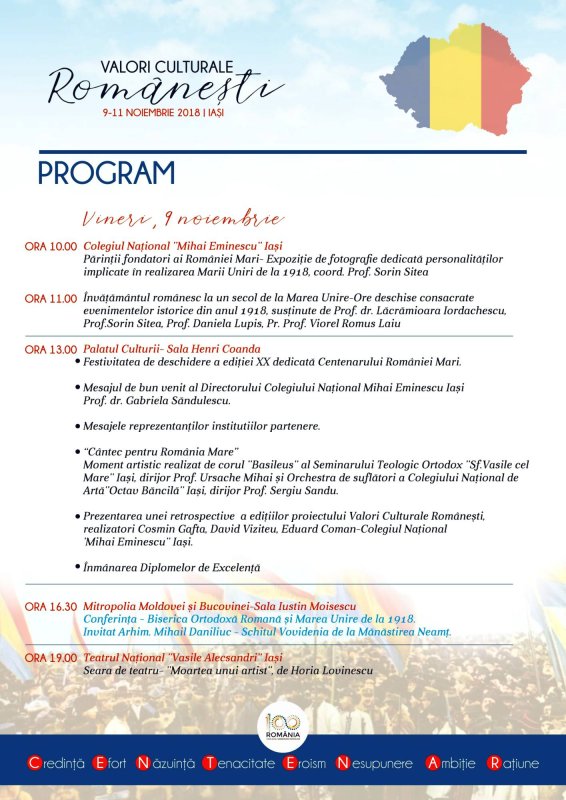 Ediţie aniversară a proiectului „Valori culturale româneşti” 6675