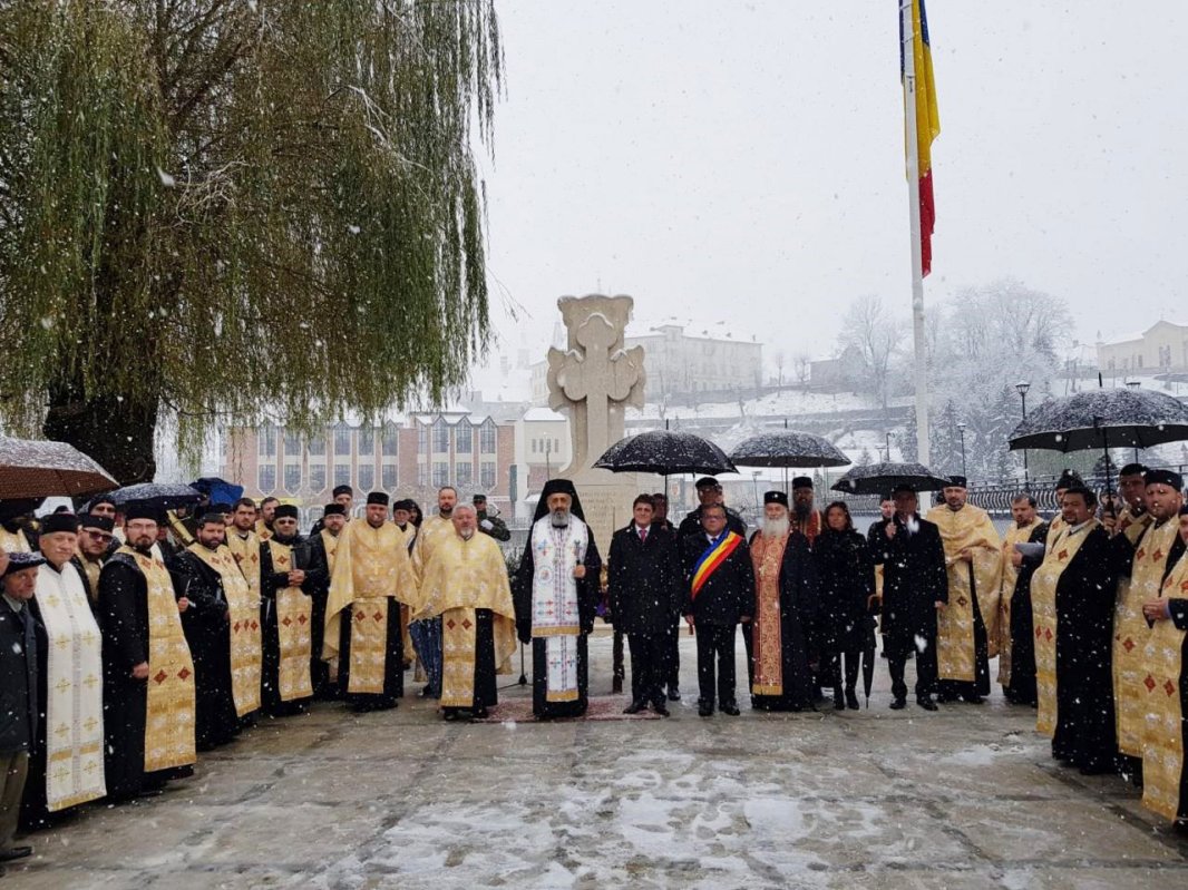 Slujbă de binecuvântare a monumentului eroilor, la Sighișoara 5788