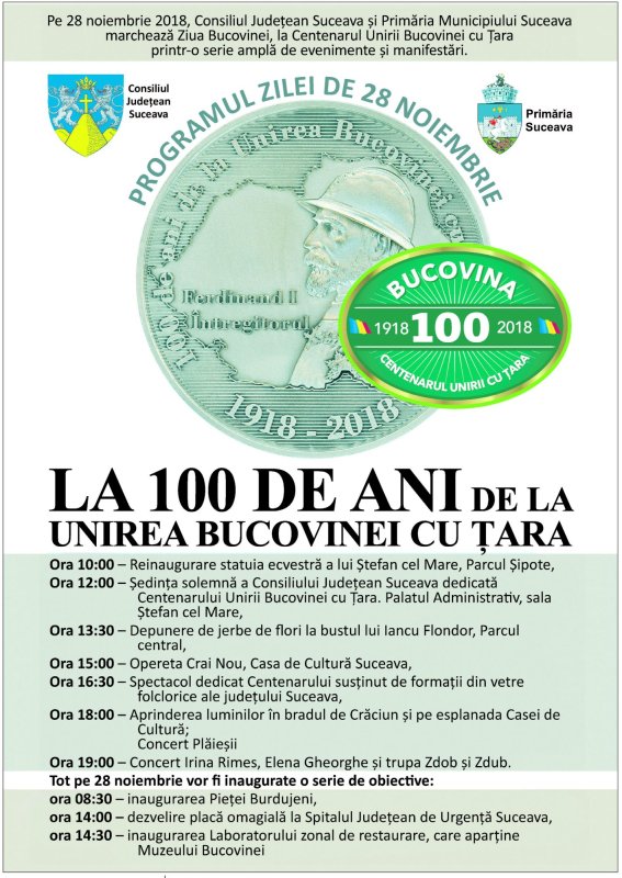 Momente de comemorare a Unirii Bucovinei cu Regatul României, în Mitropolia Moldovei şi Bucovinei 5296