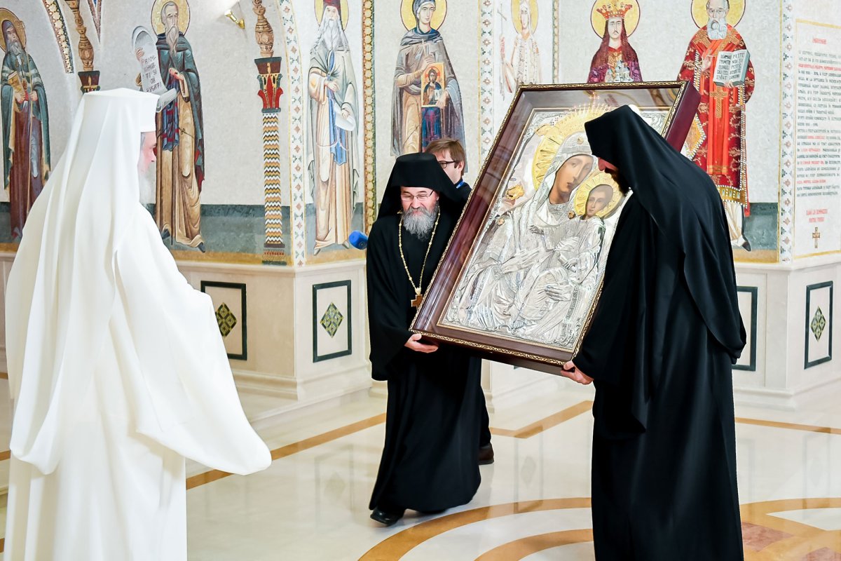 Odor athonit sfinţit pentru noua Catedrală Patriarhală 5329