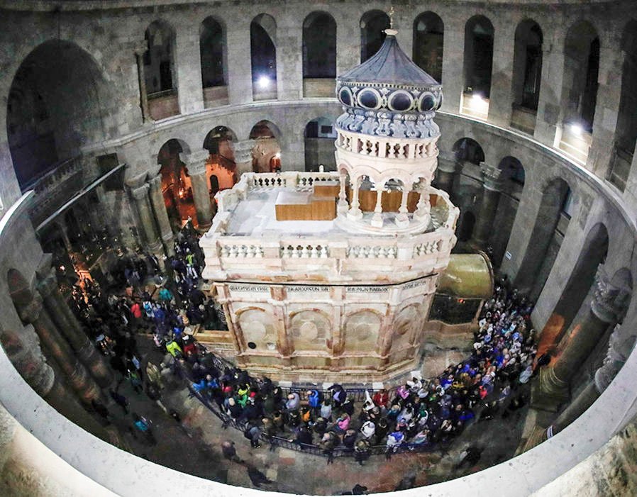 Restaurarea şi sfinţirea capelei Sfântului Mormânt 5172