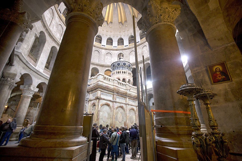 Restaurarea şi sfinţirea capelei Sfântului Mormânt 5175