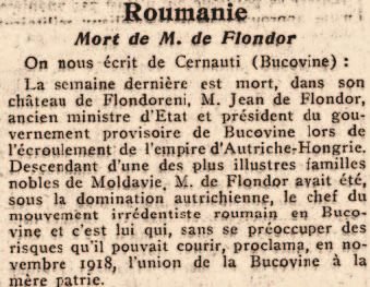 Iancu Flondor, arhitectul unirii Bucovinei cu țara-mamă 5266