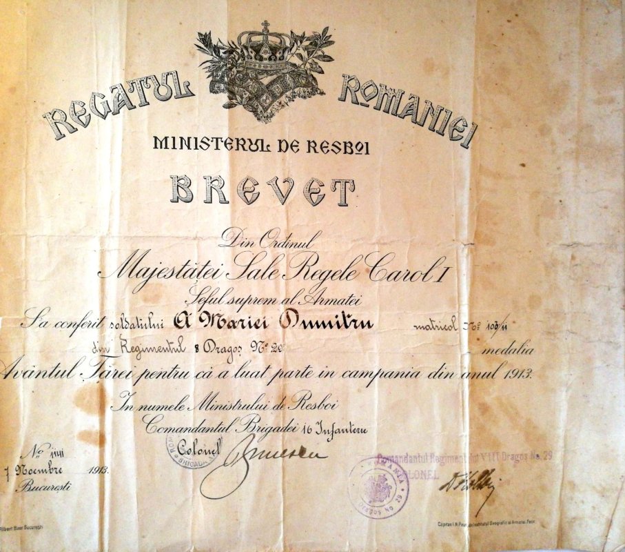 Războaiele lui moș Dumitru Amarie 4851