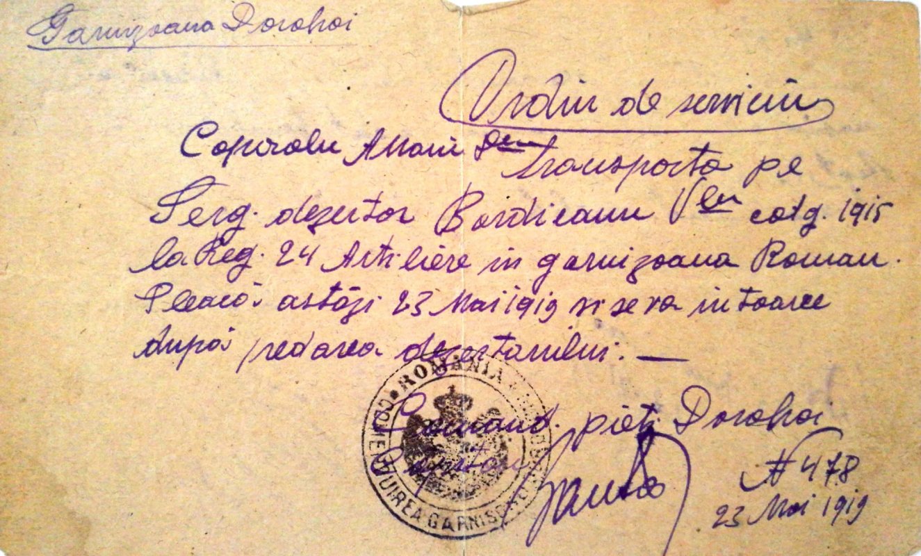 Războaiele lui moș Dumitru Amarie 4859