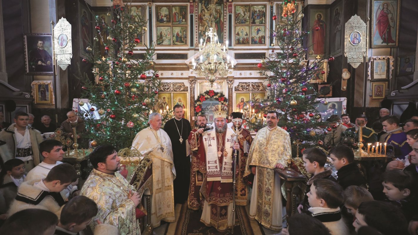 Sfânta Liturghie la Crăciunul credincioșilor din Slatina, Ucraina 2875