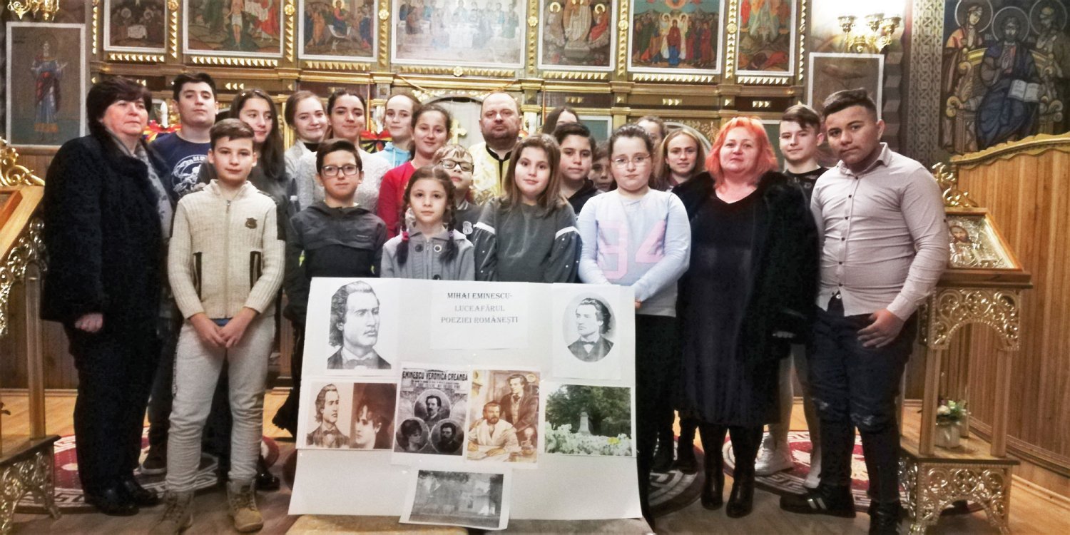 Evenimente culturale și duhovnicești în memoria poetului Mihai Eminescu 2586