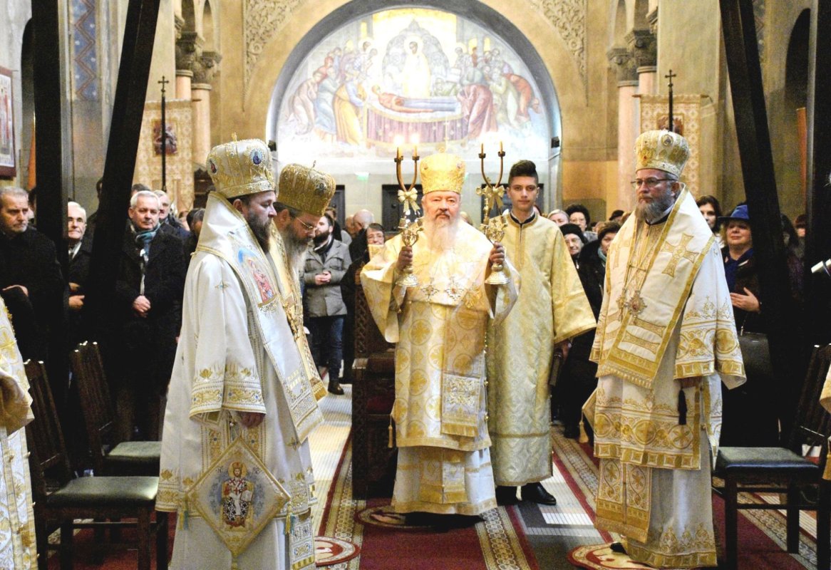 Aniversarea IPS Mitropolit Andrei, la 70 de ani, la Catedrala mitropolitană clujeană 1967