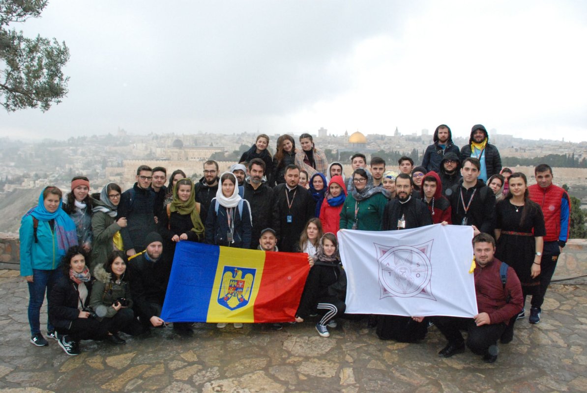 Pelerinajul tinerilor pe urmele  Mântuitorului 1999