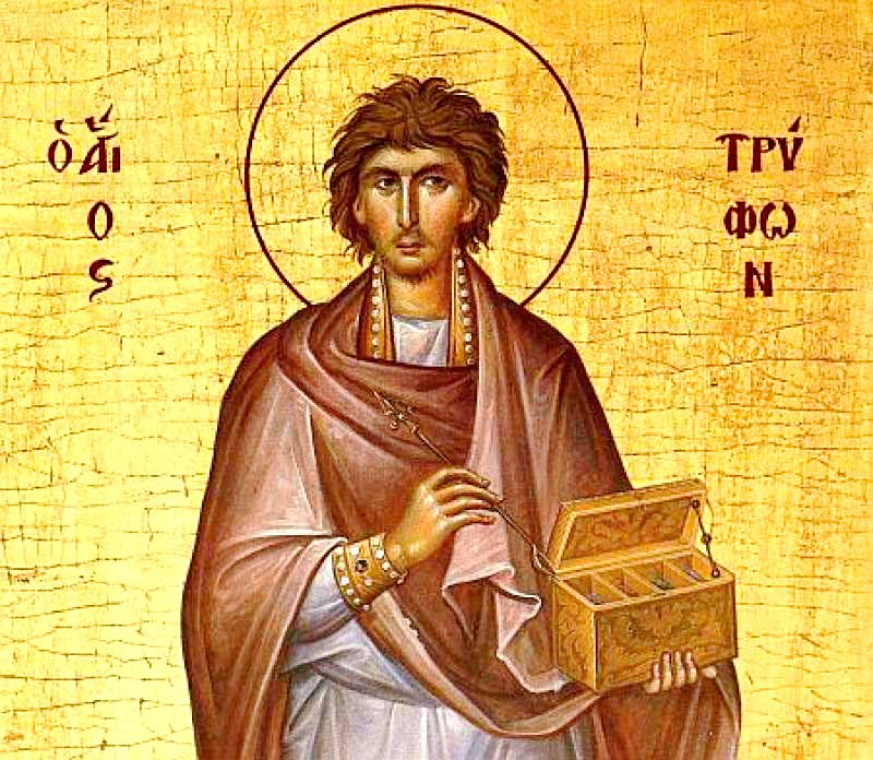 Înainte-prăznuirea Întâmpinării Domnului; Sfântul Mucenic Trifon; Sfintele Muceniţe Perpetua şi Felicitas 1633